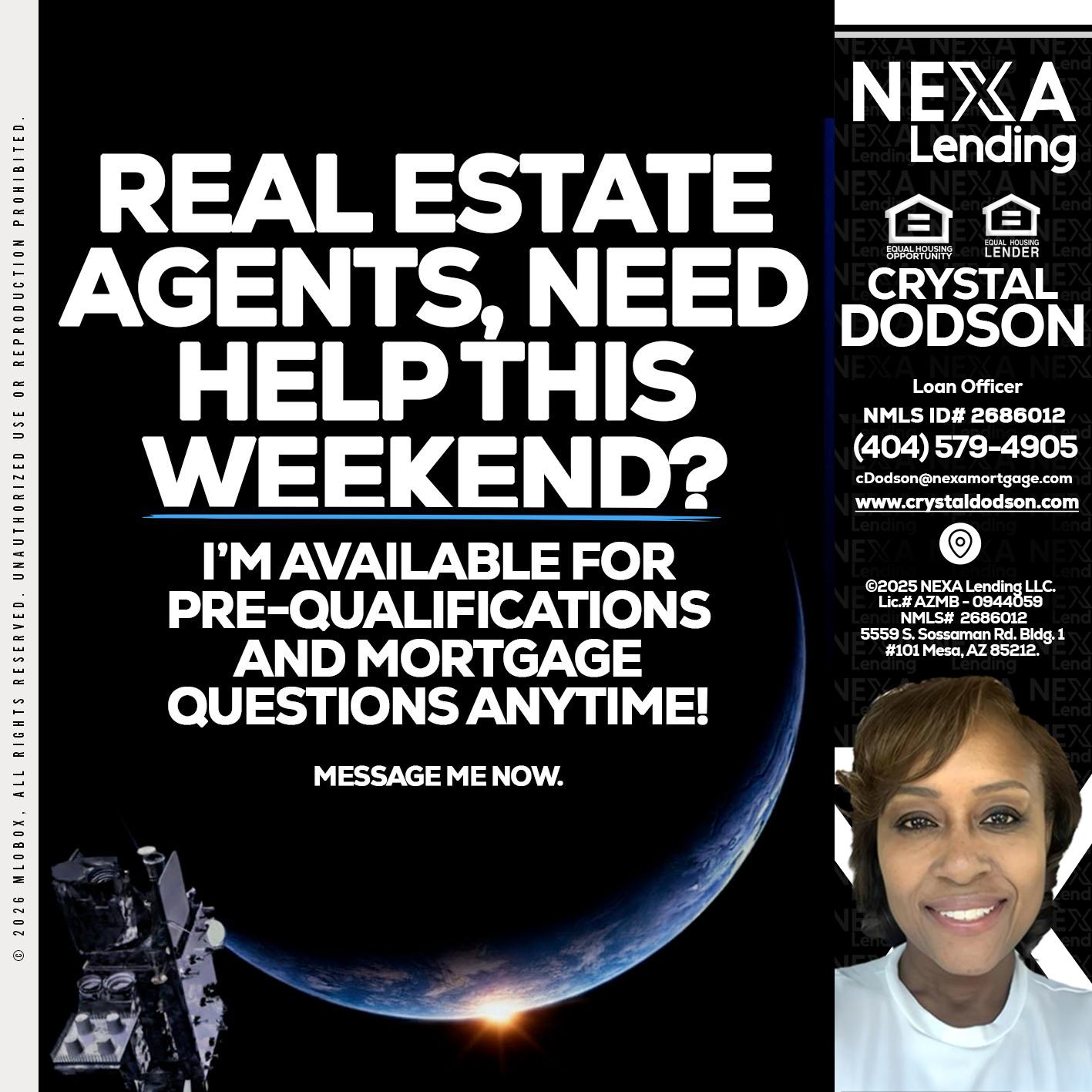 REAL ESTATE AGENTS - Crystal Dodson -Loan Officer