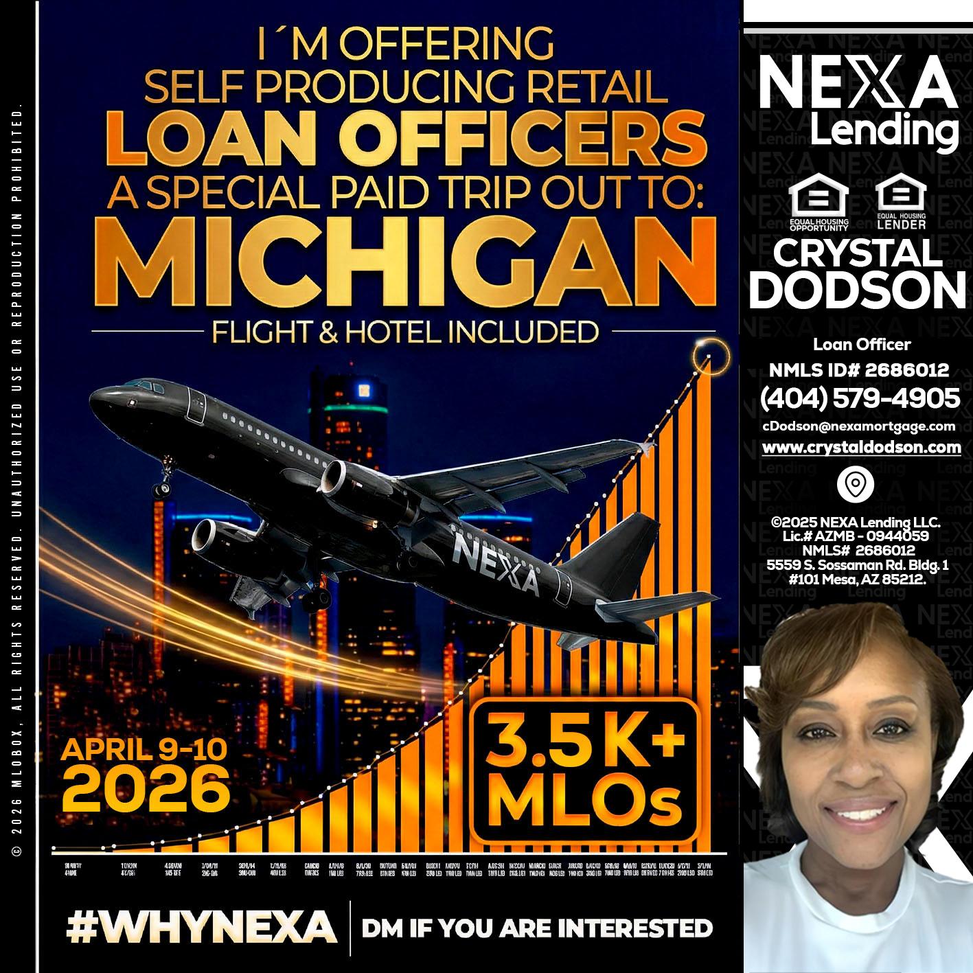 3.5K - Crystal Dodson -Loan Officer