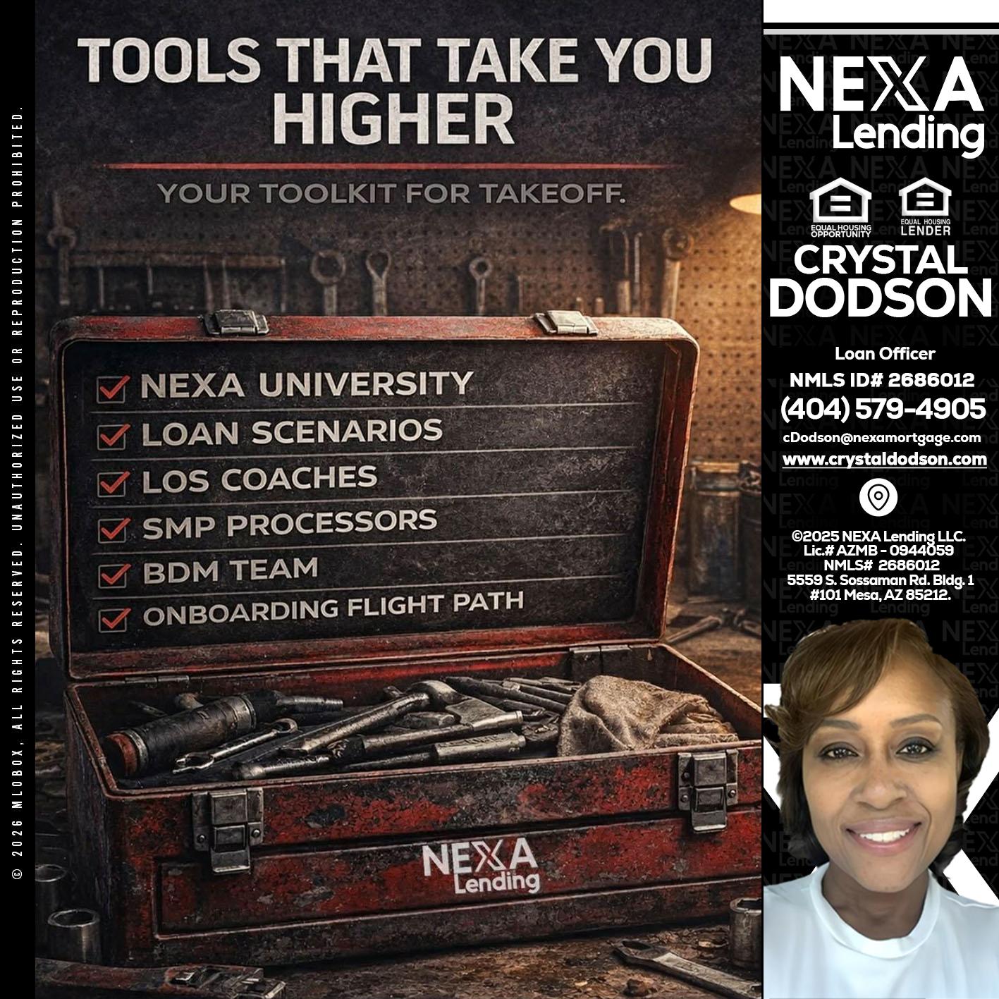 TOOLS THAT - Crystal Dodson -Loan Officer