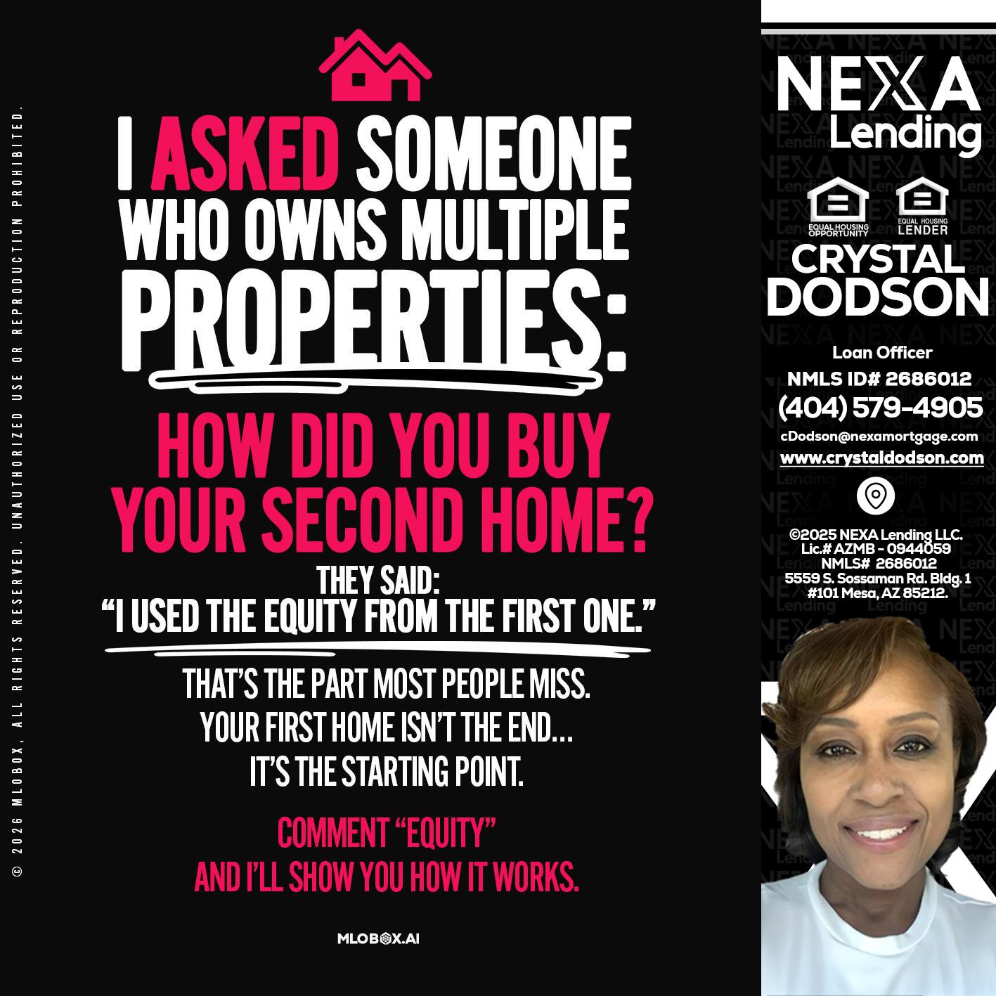 I ASKED SOMEONE - Crystal Dodson -Loan Officer