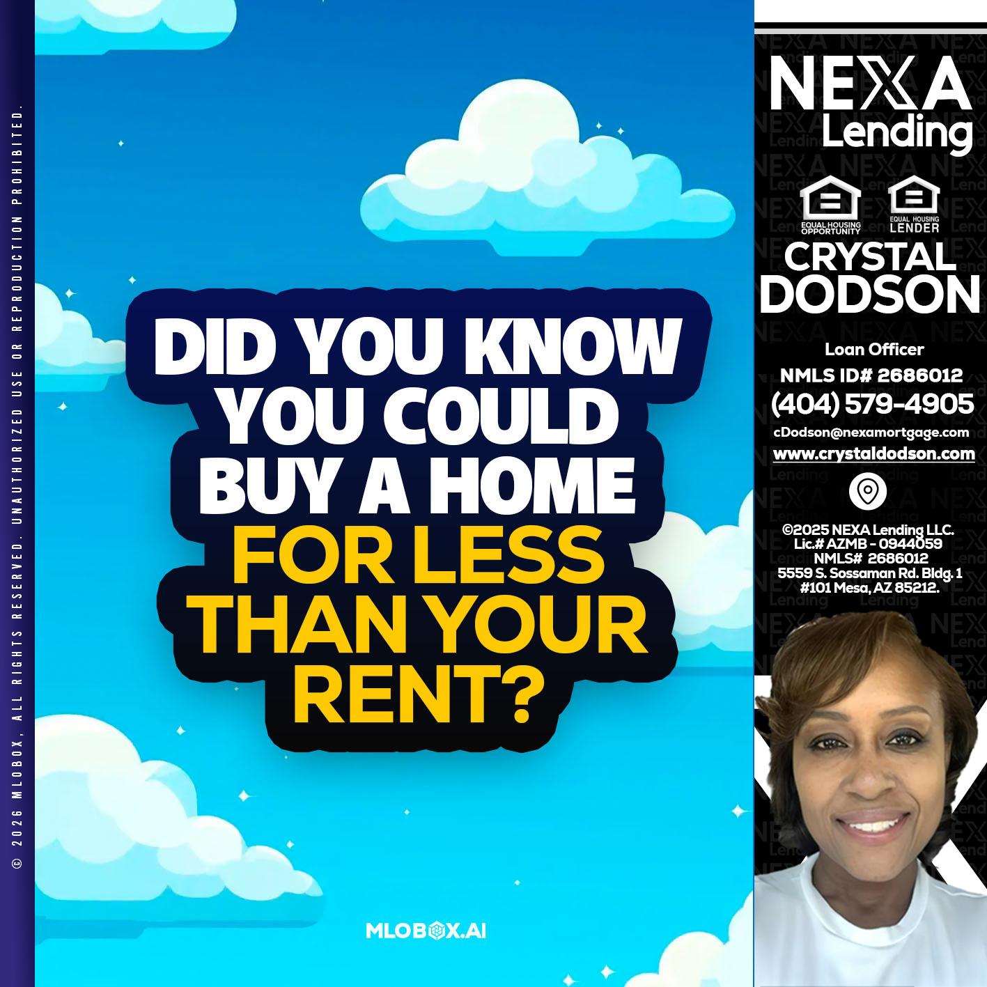 DID YOU KNOW - Crystal Dodson -Loan Officer