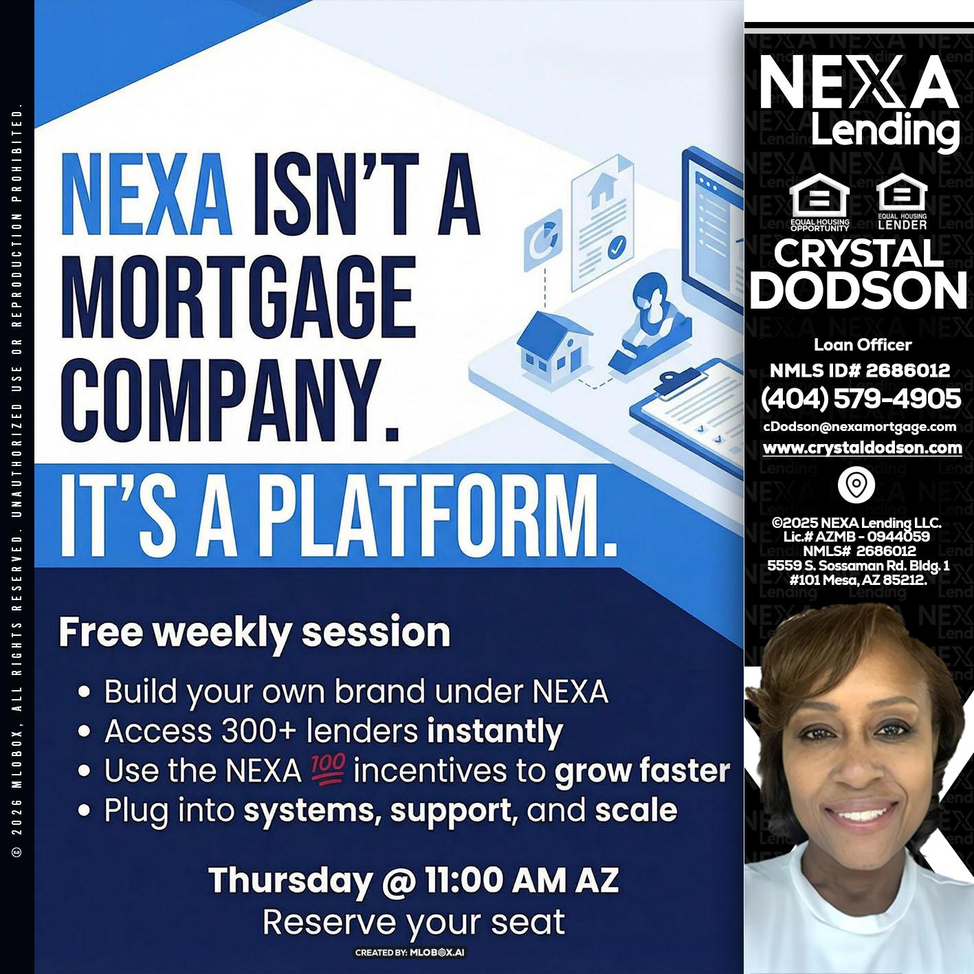 NEXA ISNT - Crystal Dodson -Loan Officer