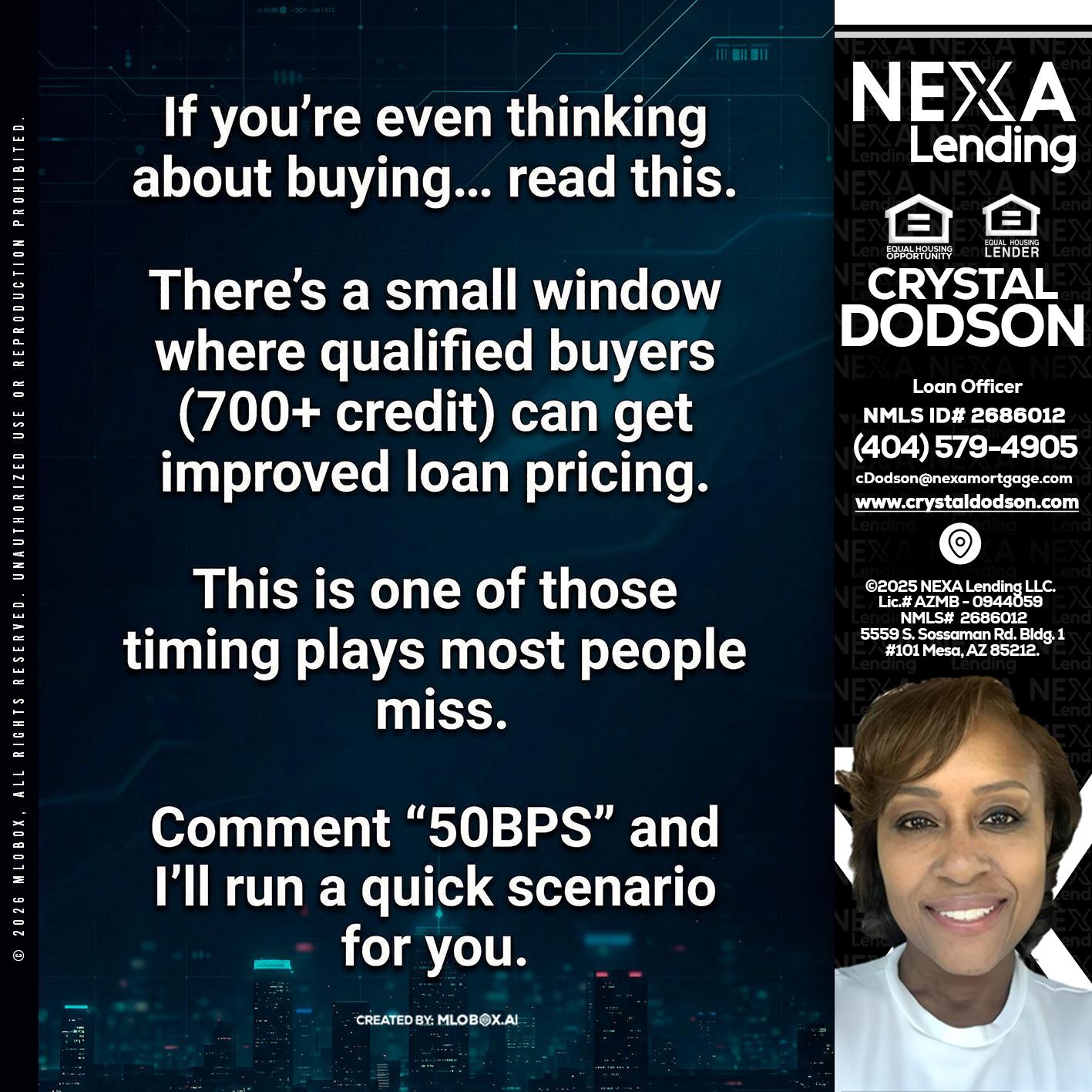 IF YOU EVER - Crystal Dodson -Loan Officer