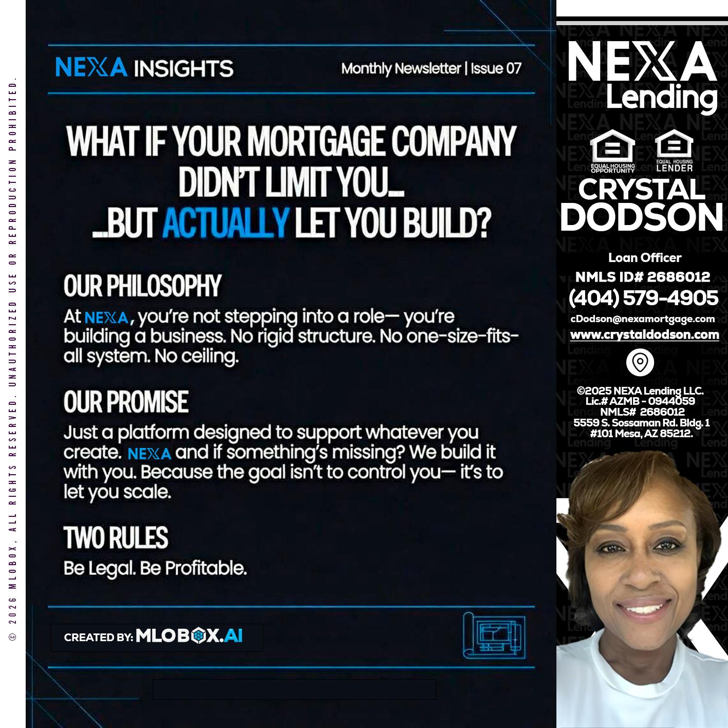 NEXA INSIGHTS - Crystal Dodson -Loan Officer