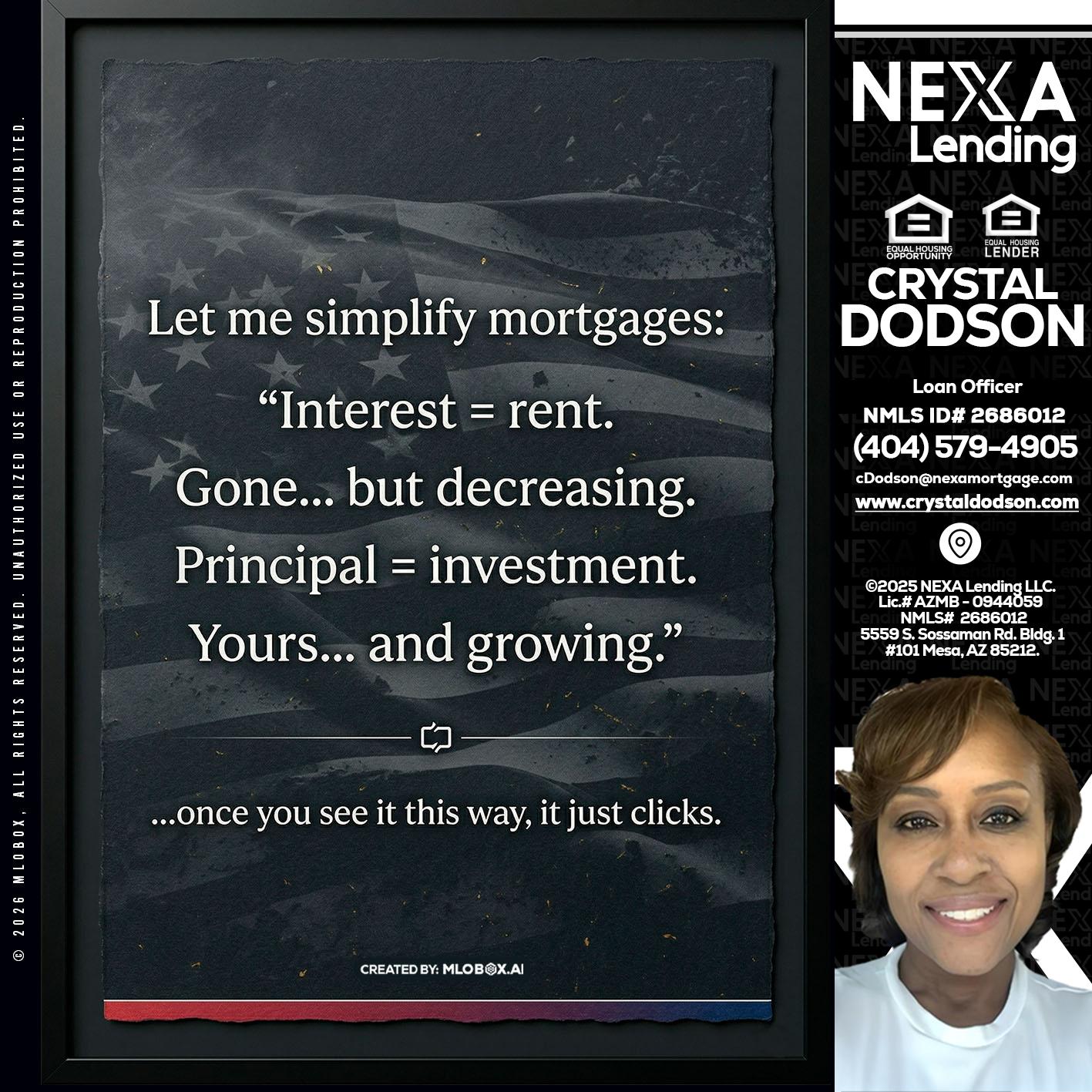 LET ME SIMPLIFY - Crystal Dodson -Loan Officer