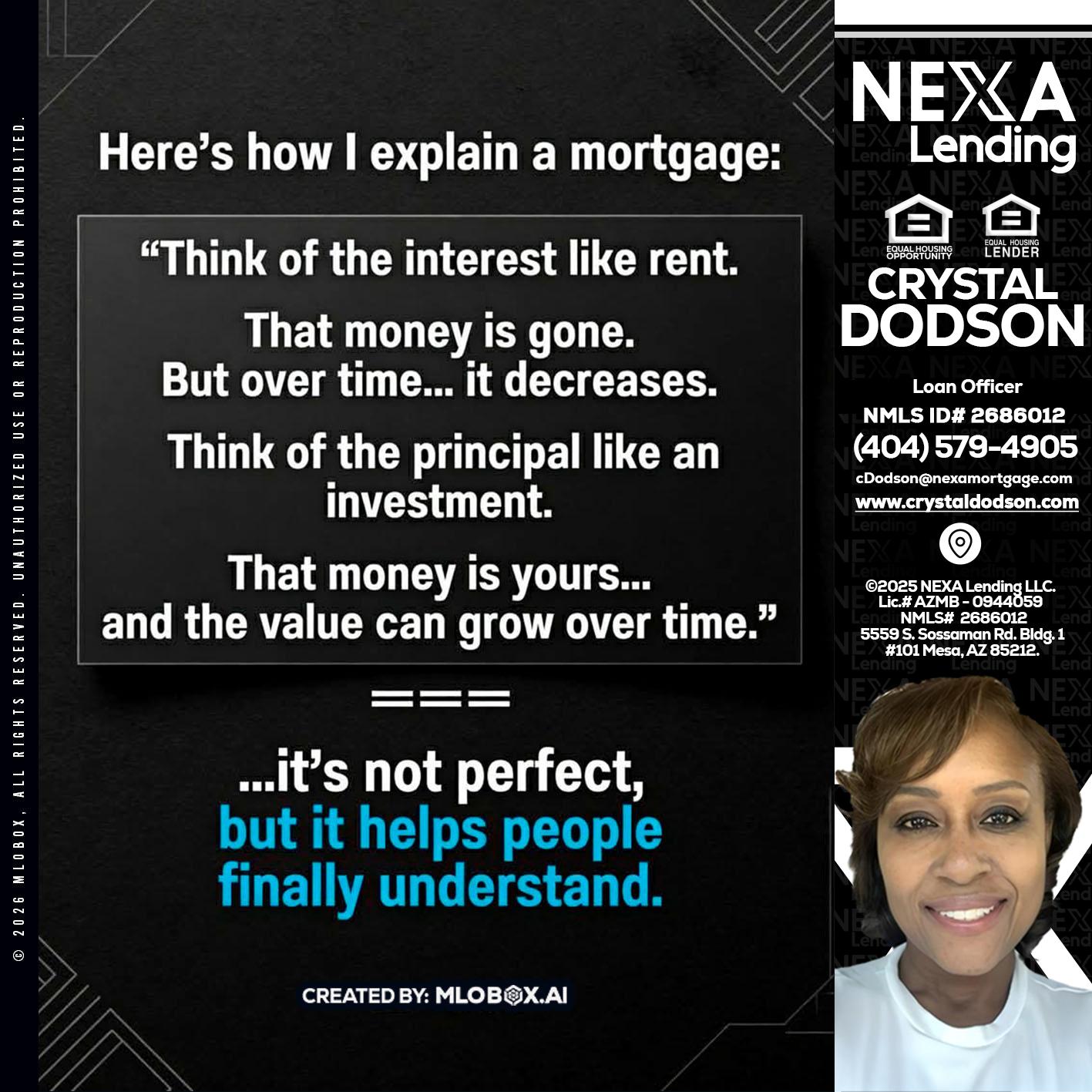 HERES NOW - Crystal Dodson -Loan Officer