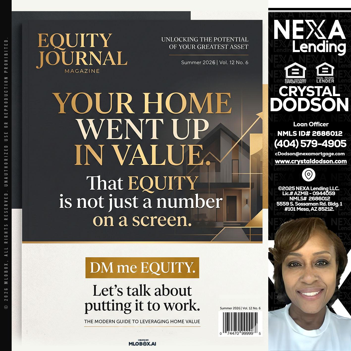 YOUR HOME - Crystal Dodson -Loan Officer
