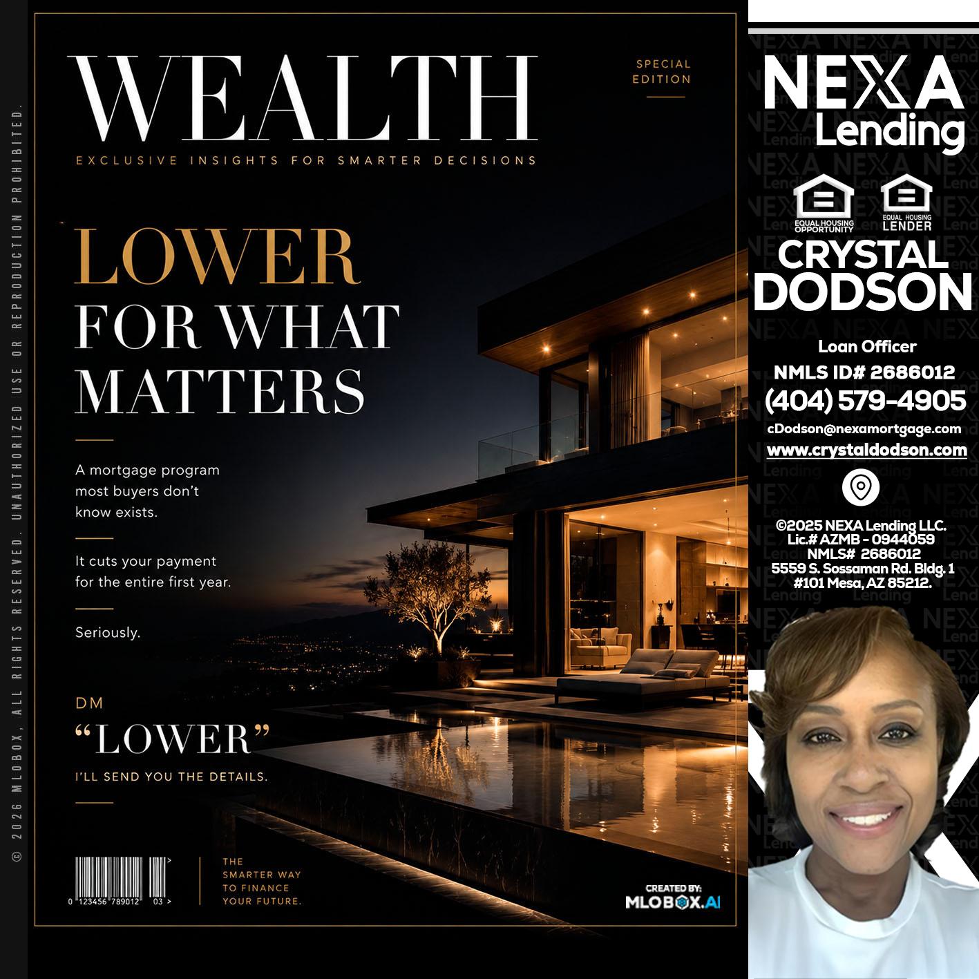 WEALTH - Crystal Dodson -Loan Officer
