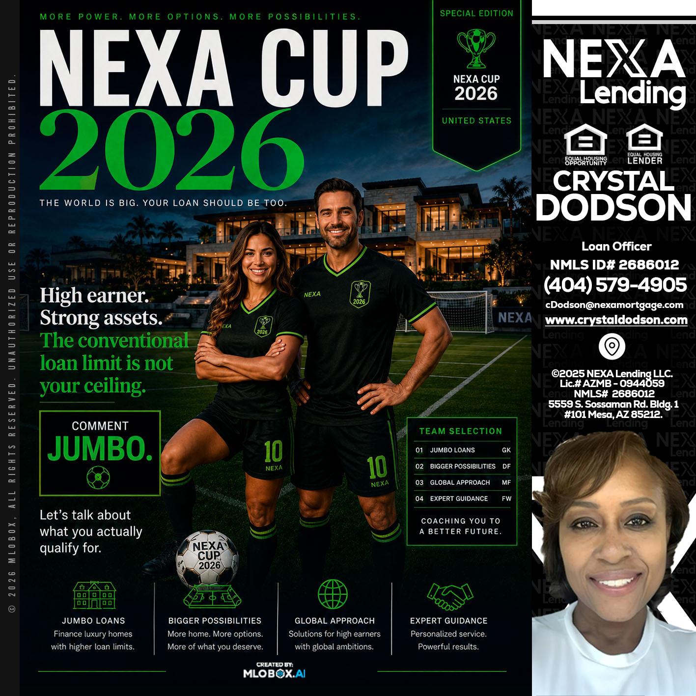 NEXA CUP 2026 - Crystal Dodson -Loan Officer