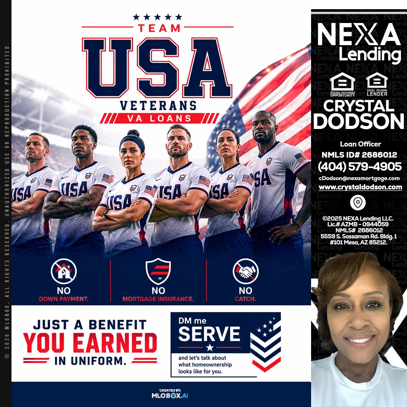USA TEAM - Crystal Dodson -Loan Officer