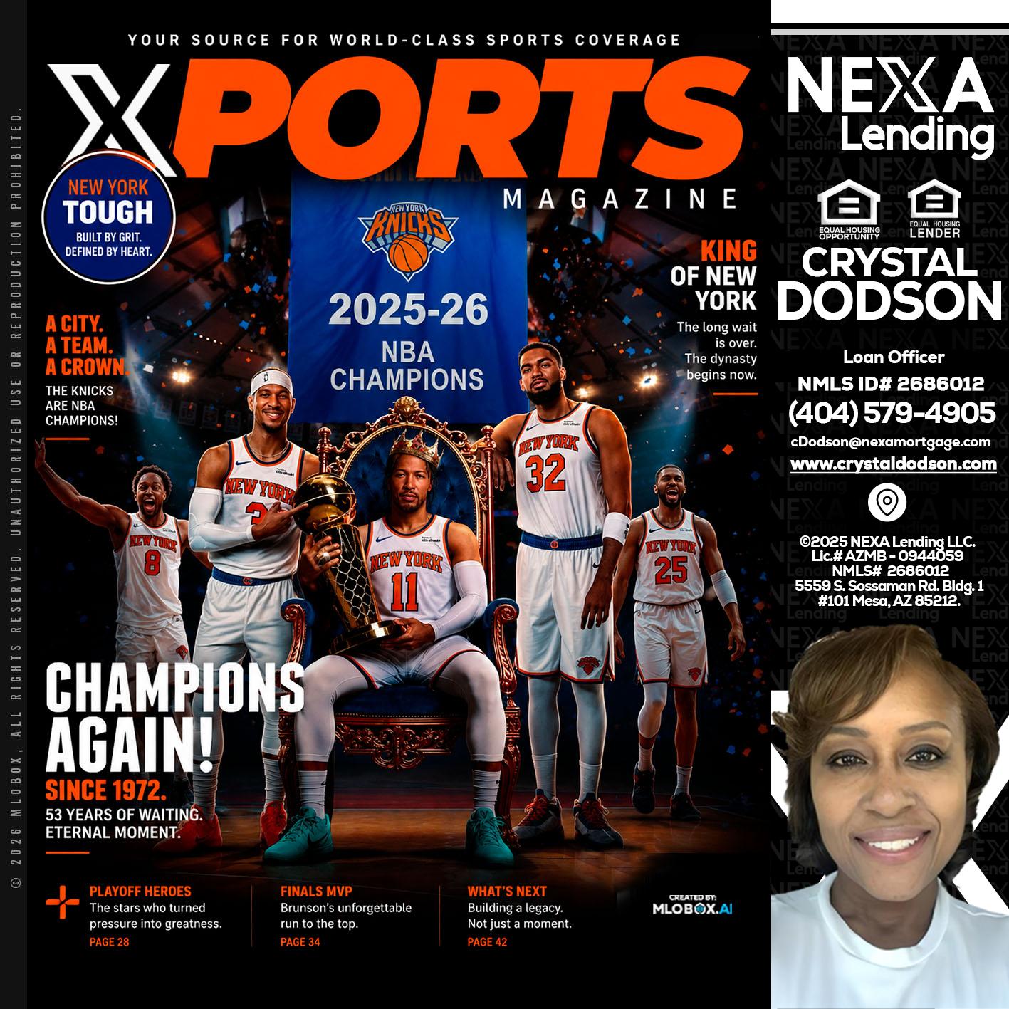 XPORTS MAGAZINE - Crystal Dodson -Loan Officer