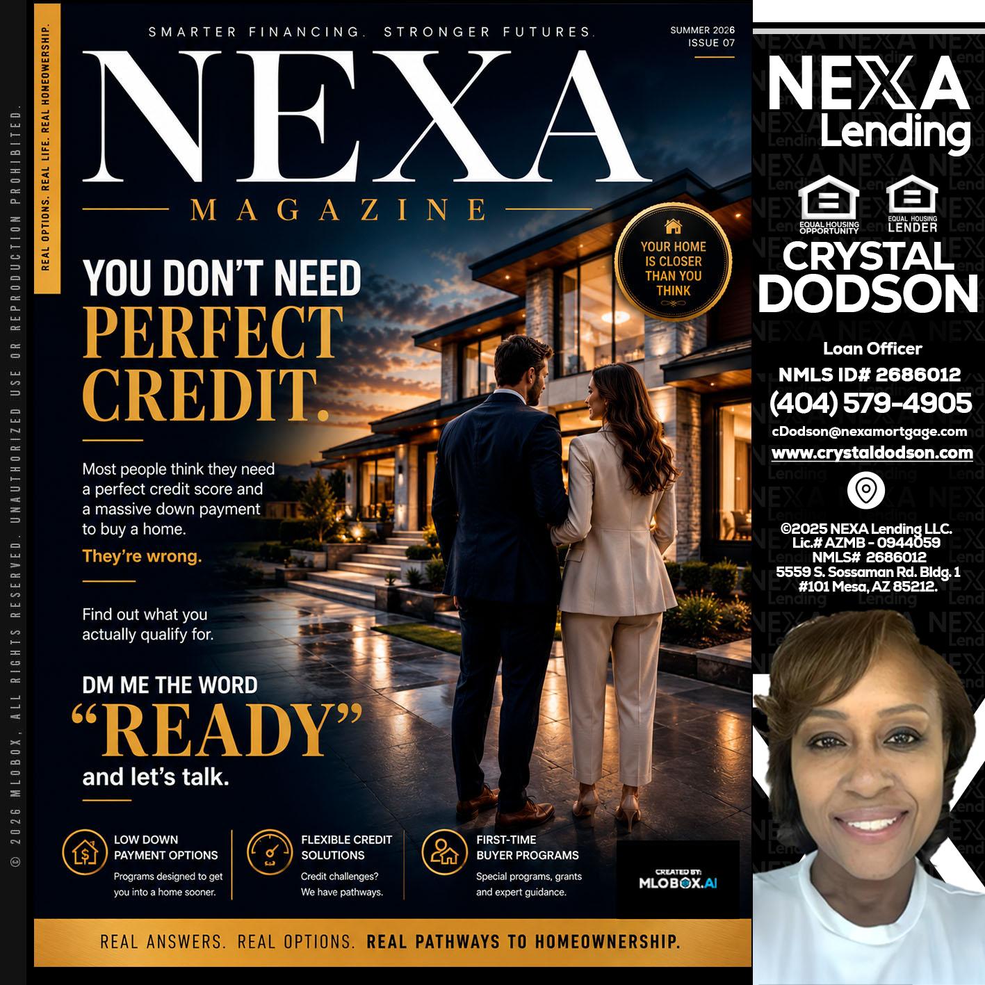 NEXA MAGAZINE - Crystal Dodson -Loan Officer