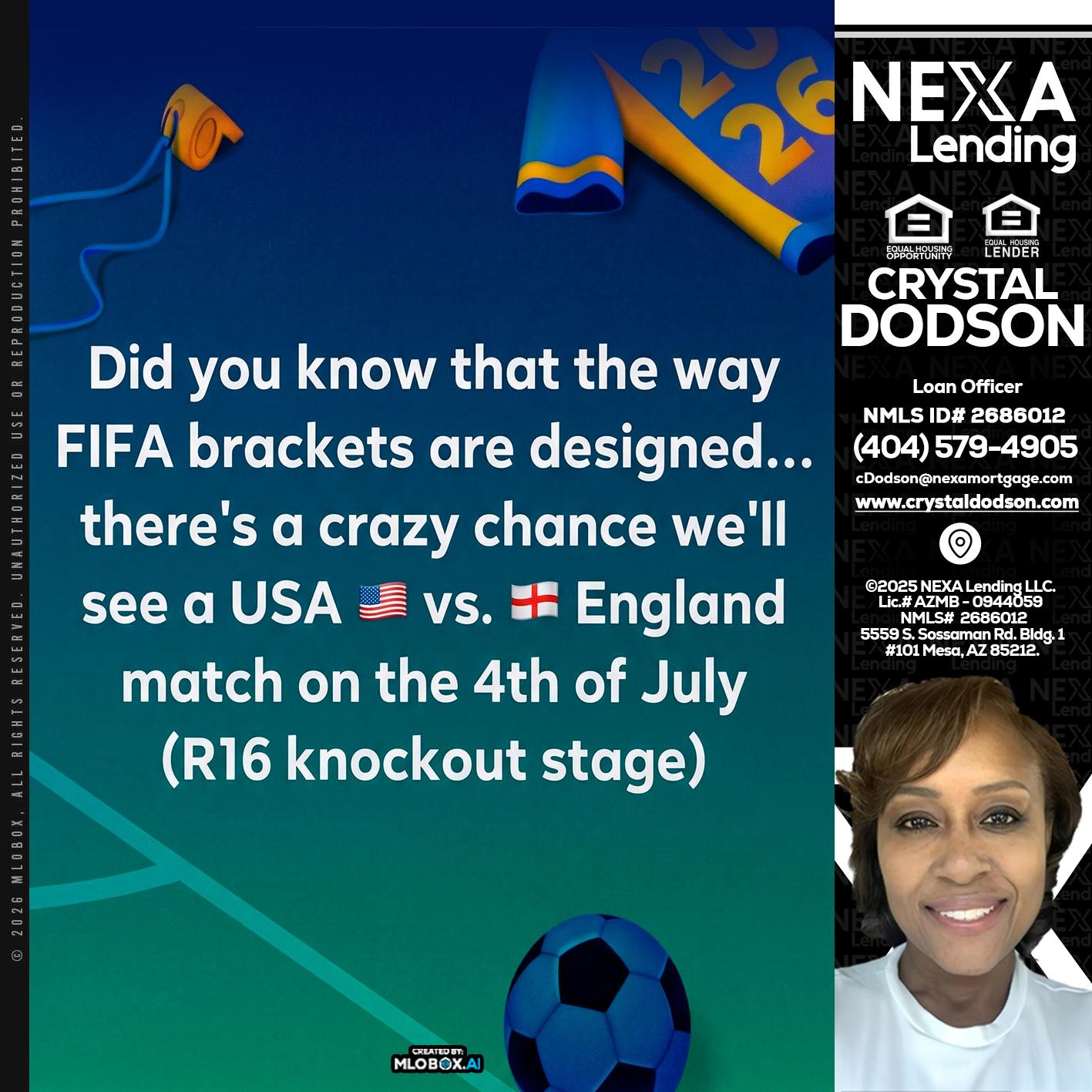 did you know? - Crystal Dodson -Loan Officer