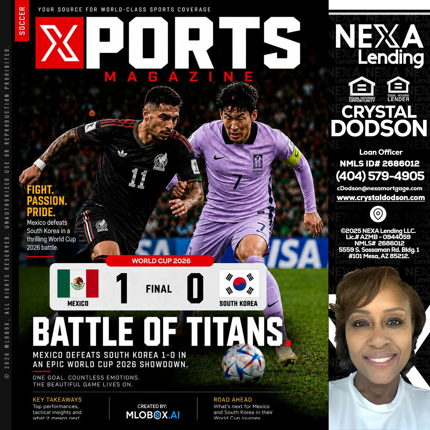 XPORTS MAGAZINE - Crystal Dodson -Loan Officer