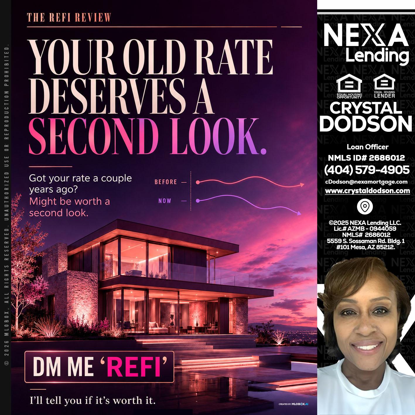 YOUR OLD - Crystal Dodson -Loan Officer
