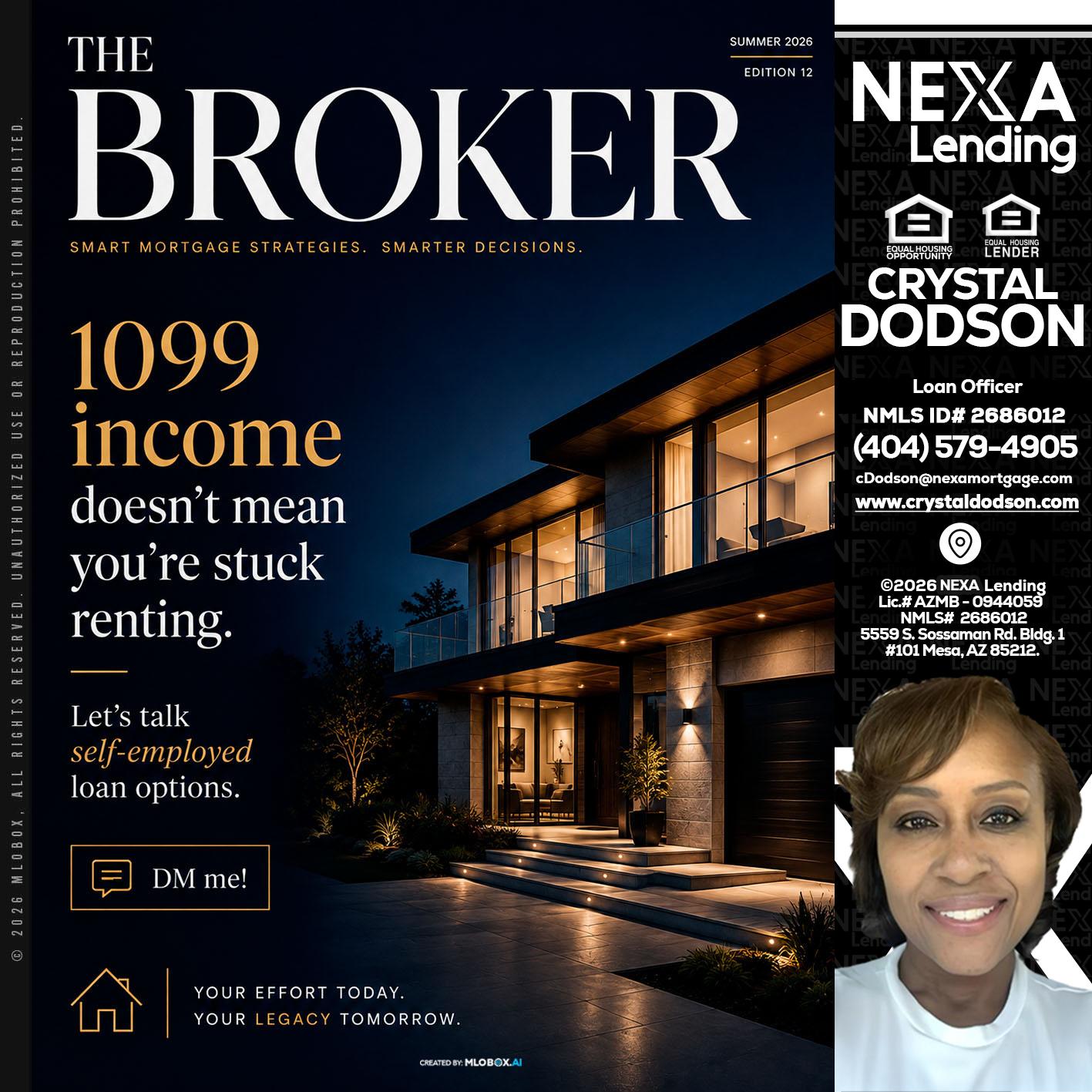 THE BROKER - Crystal Dodson -Loan Officer