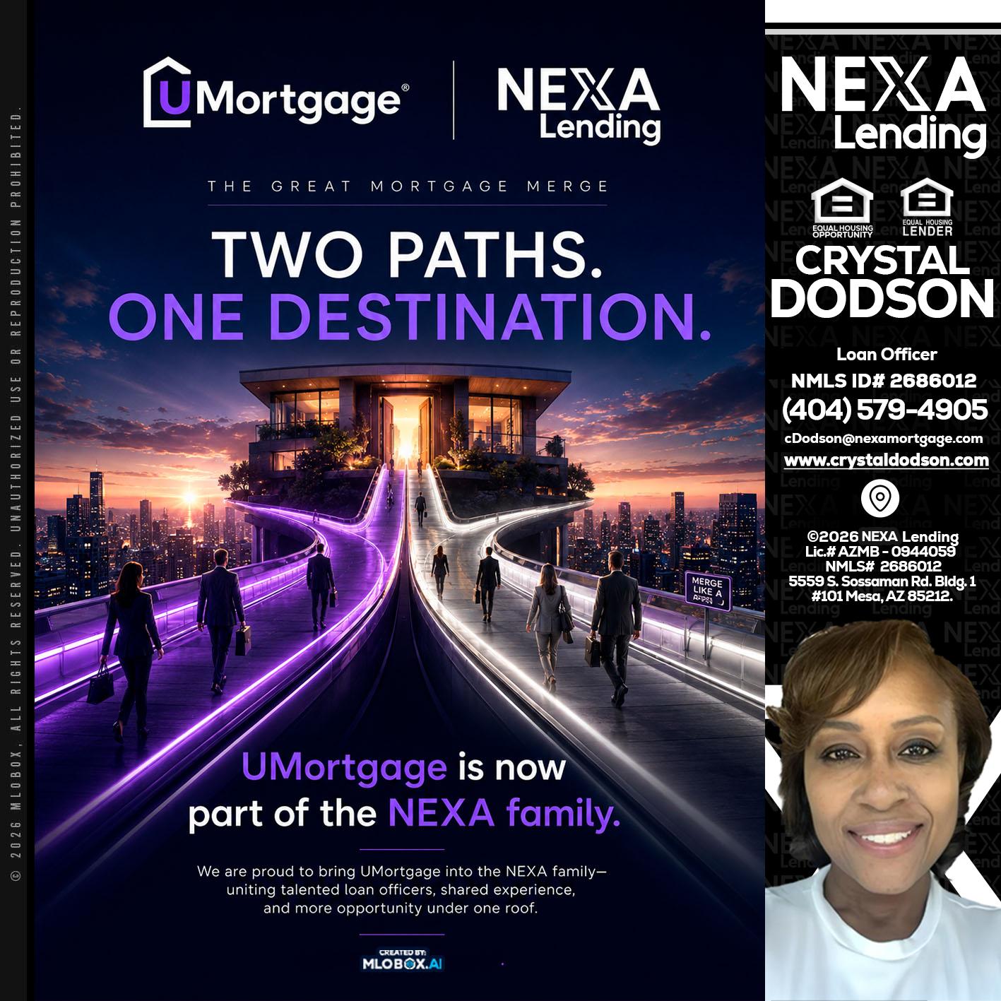 two path - Crystal Dodson -Loan Officer