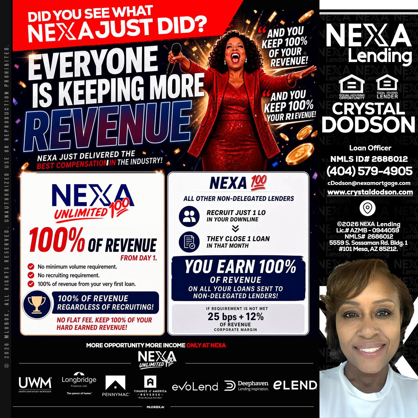 EVERYONE IS KEEPING - Crystal Dodson -Loan Officer