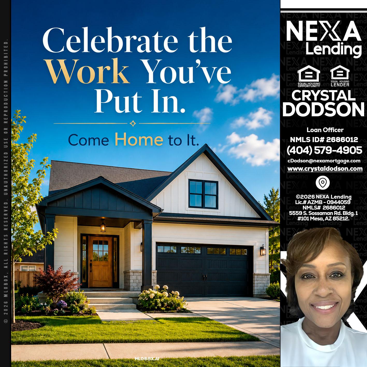 celebrate Labor Day - Crystal Dodson -Loan Officer